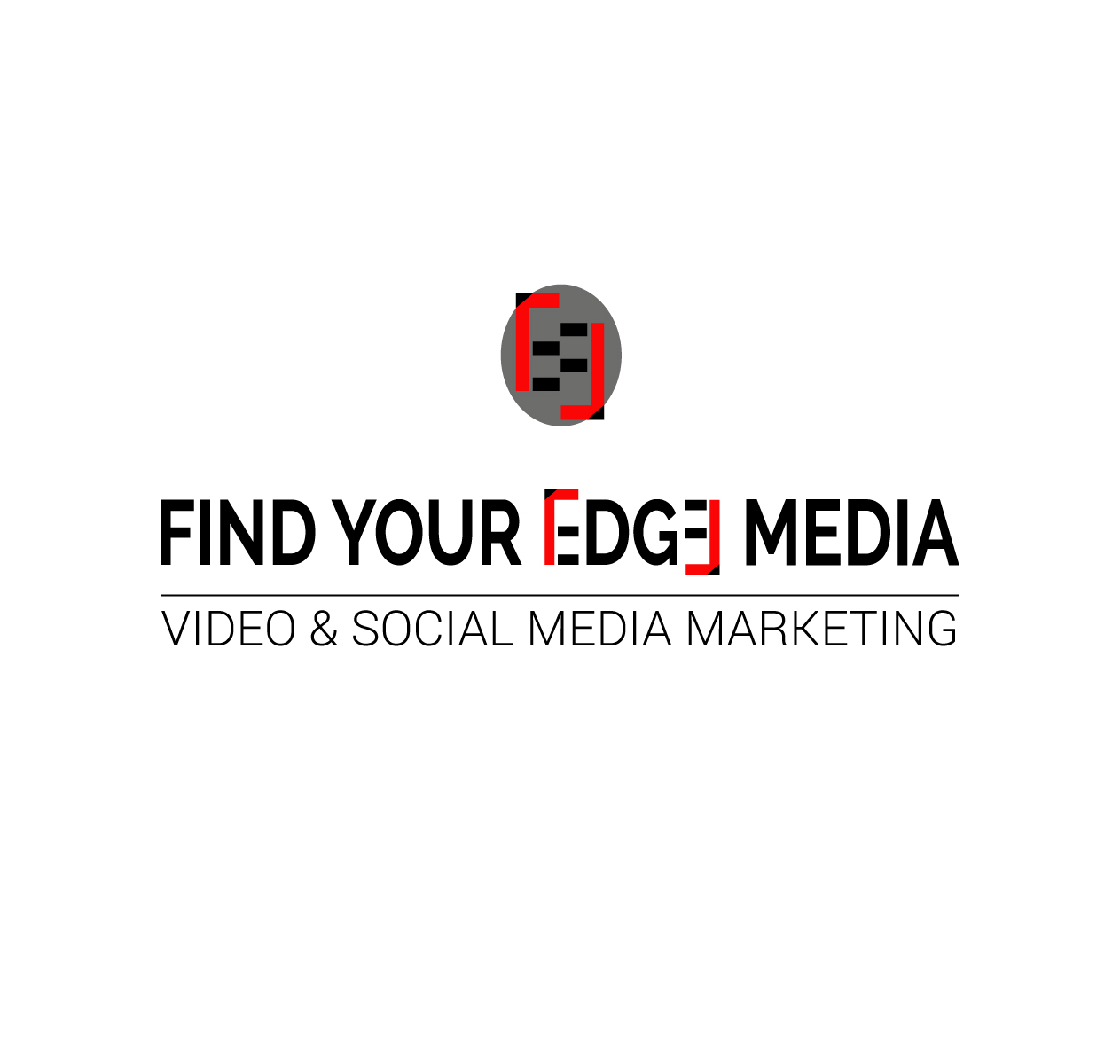 Modern, Bold, Catering Logo Design for Find Your Edge Media. video