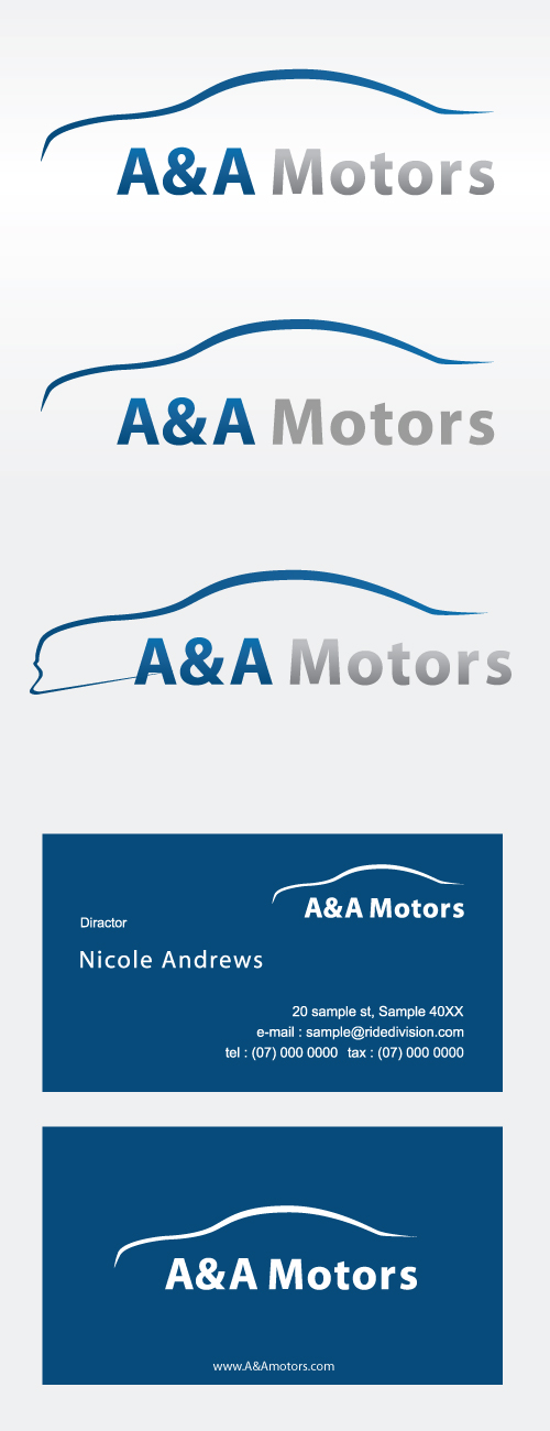 Diseño de Logo por riki para A & A Motors | Diseño #13852