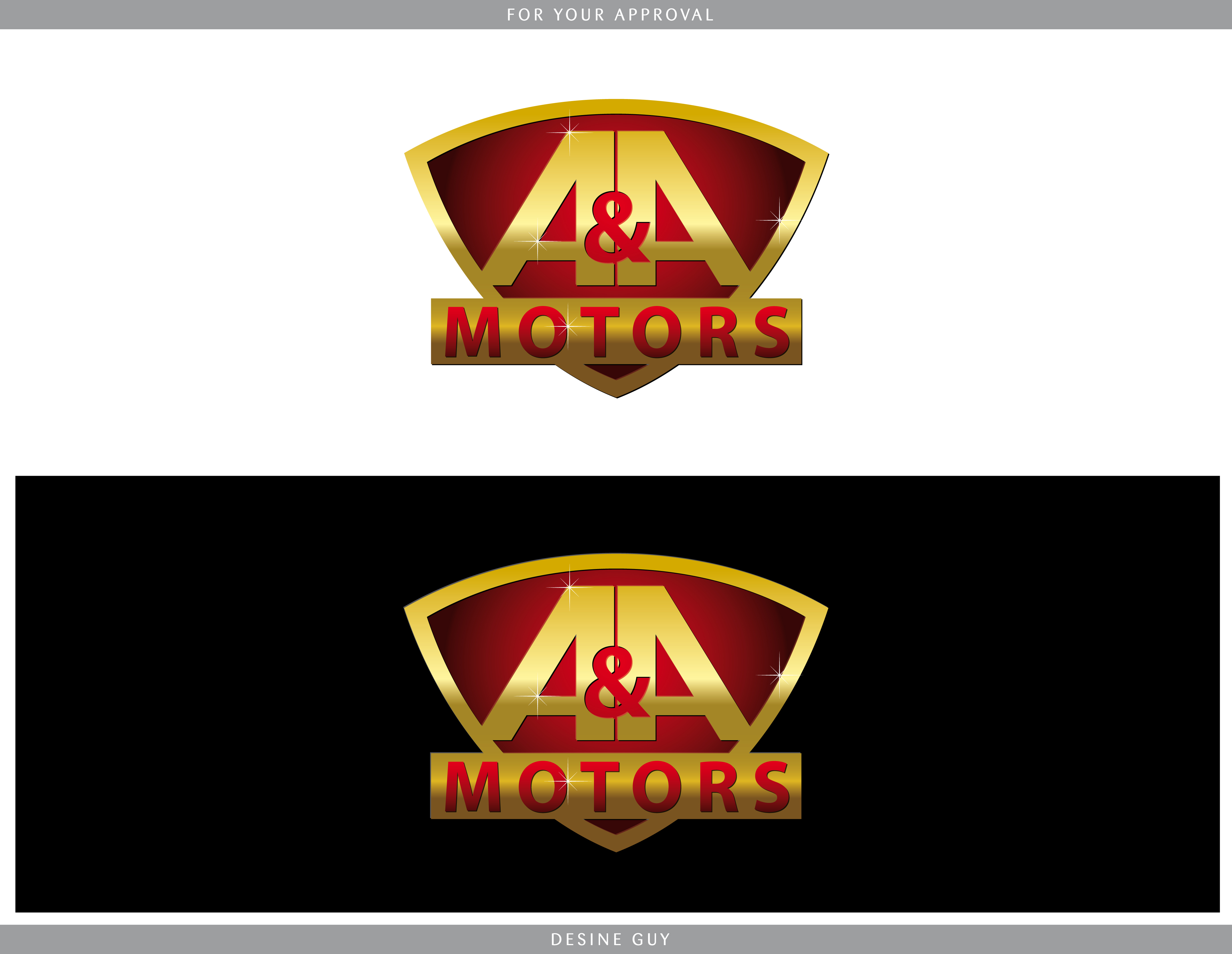 Logo Design by S.R.Graphic Design for A & A Motors | Design #13146
