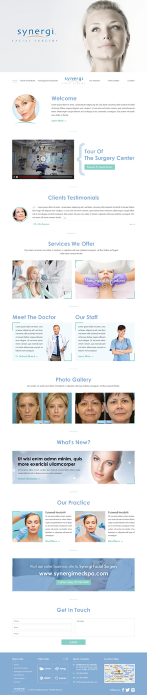 Web Design Job: Facial Surgery Center (Synergi)--Web Design Needed | Web-Design von Sbss