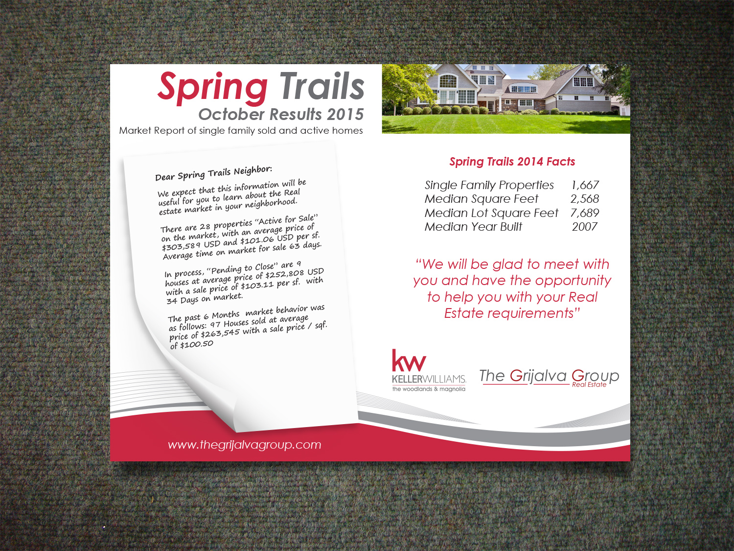 Design de Carte Postale par Priyo Subarkah pour The Grijalva Group | Design #7849599