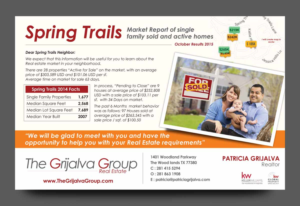 Postcard Design Spring Trails D to D | Postcard Design by rkailas