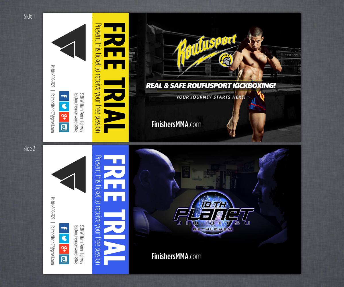Flyer Design by Brian Ellis for Finishers MMA | Design #7854841
