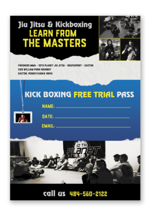 Flyer-Design von Dejuner für Finishers MMA | Design: #7869856