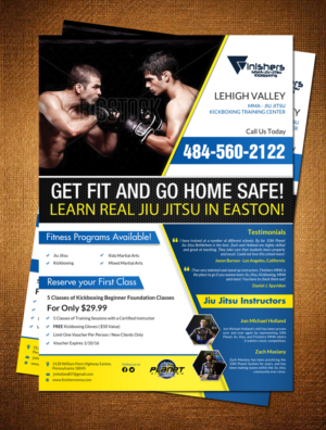 Flyer-Design von debdesign für Finishers MMA | Design: #7852328