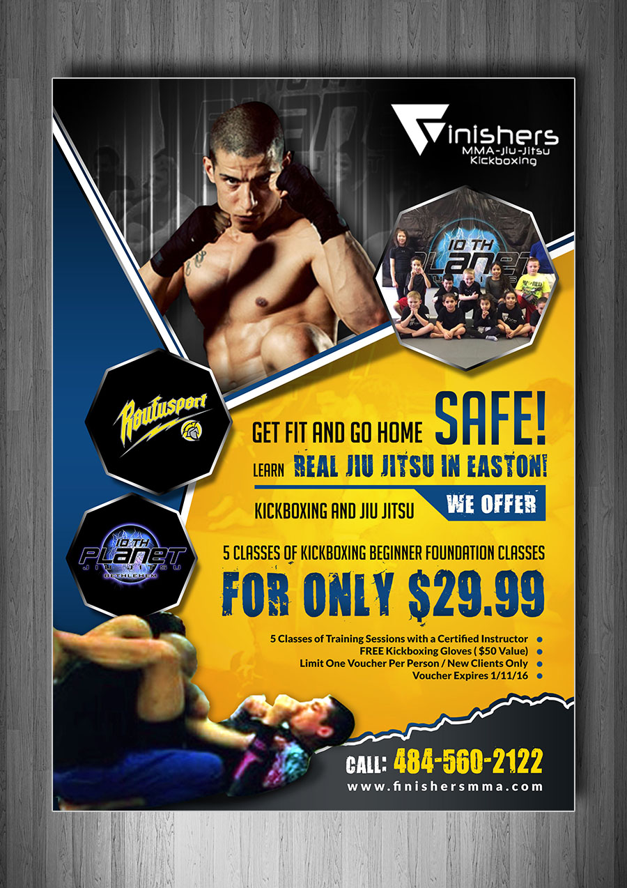 Flyer-Design von Deepak_9_Malhotra für Finishers MMA | Design #7866022