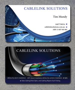 Diseño de Tarjeta de Presentación por Lanka Ama para Cablelink solutions | Diseño: #7852862