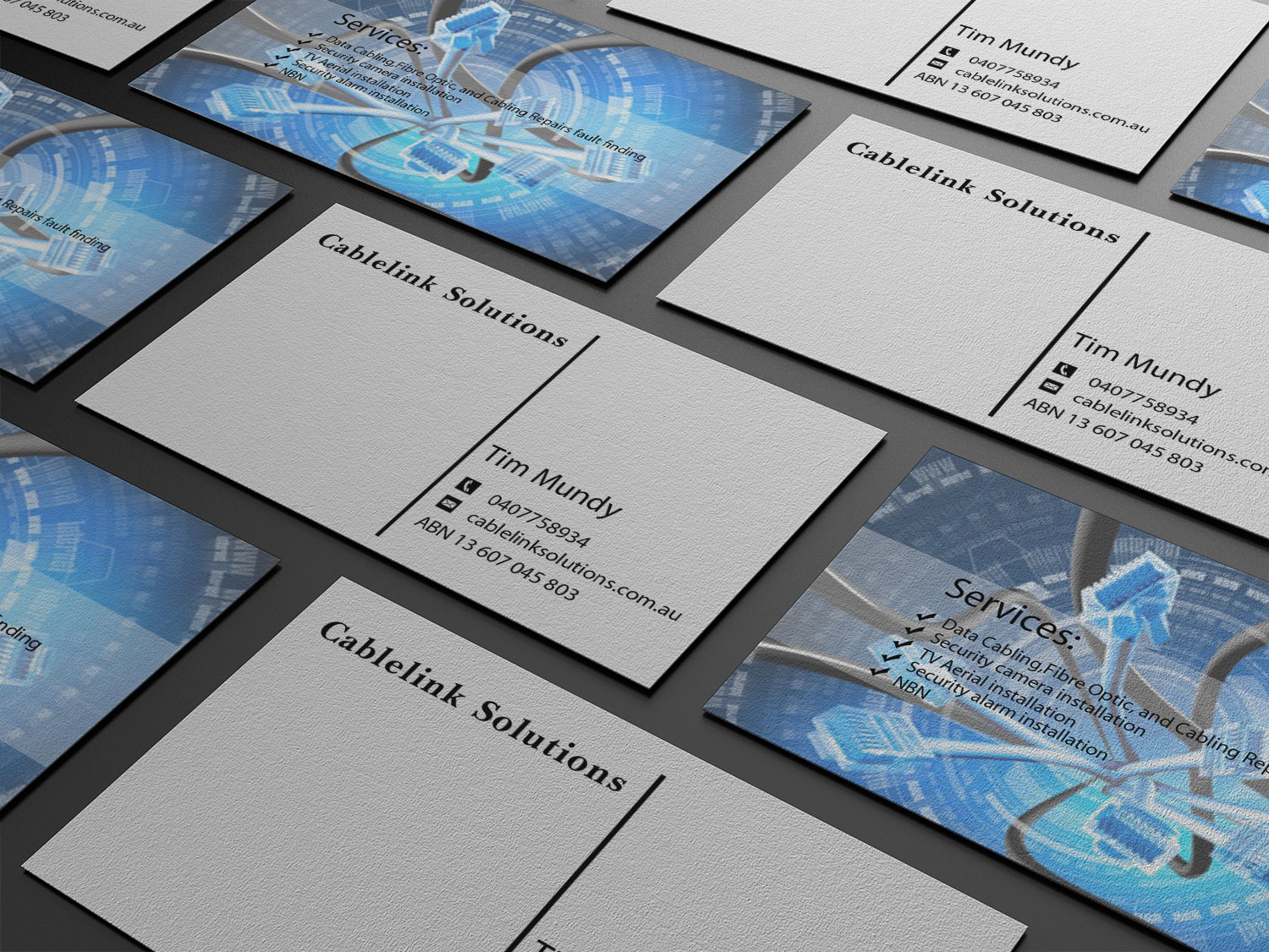 Business Card Design by Lanka Ama for Cablelink solutions | Design #7852866