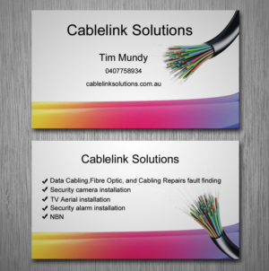 Diseño de Tarjeta de Presentación por Lanka Ama para Cablelink solutions | Diseño: #7852876