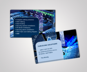 Diseño de Tarjeta de Presentación por Impact Design para Cablelink solutions | Diseño: #7852822