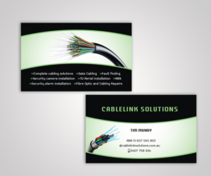 Business Card Design by Impact Design for Cablelink solutions | Design #7853394