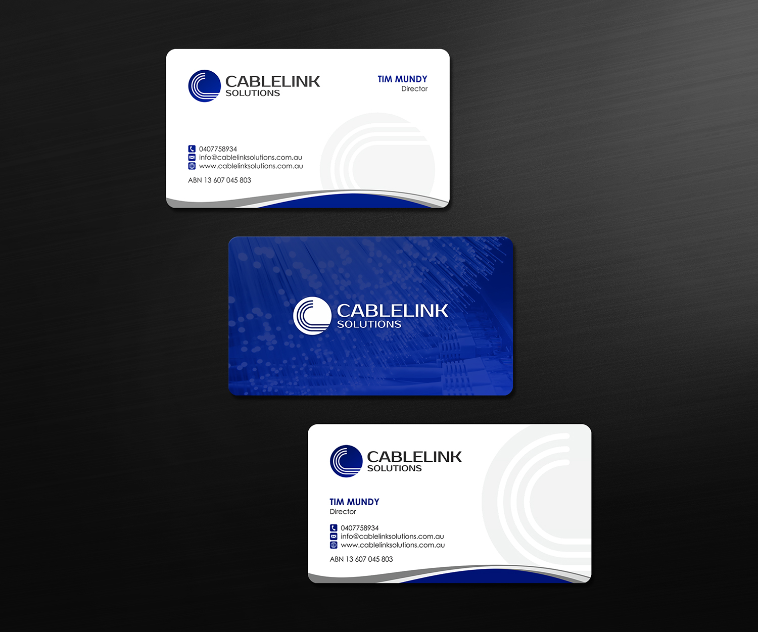 Business Card Design by logodentity for Cablelink solutions | Design #7852086