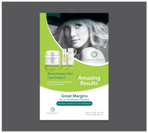 Skincare ..product is Cannaxion  revolutionary new skincare product that has created a break thru fo | Diseño de Flyer por 3dwOrX