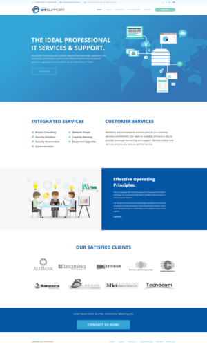 Web Design by Ahmad Yunus for GTSUPPORT LLC | Design: #7871547