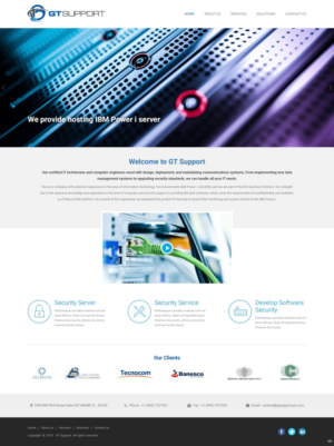 Web Design by pb for GTSUPPORT LLC | Design: #7886892