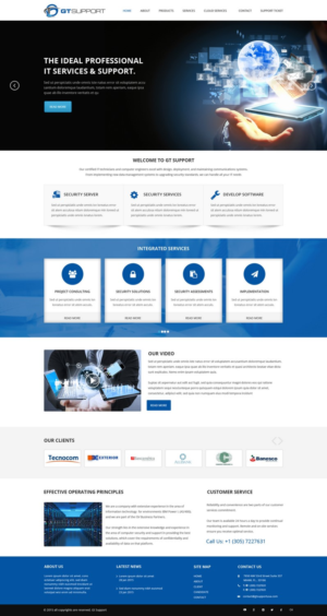 Web Design by pb for GTSUPPORT LLC | Design: #7887810