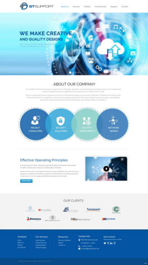 Web Design by pb for GTSUPPORT LLC | Design: #7887811