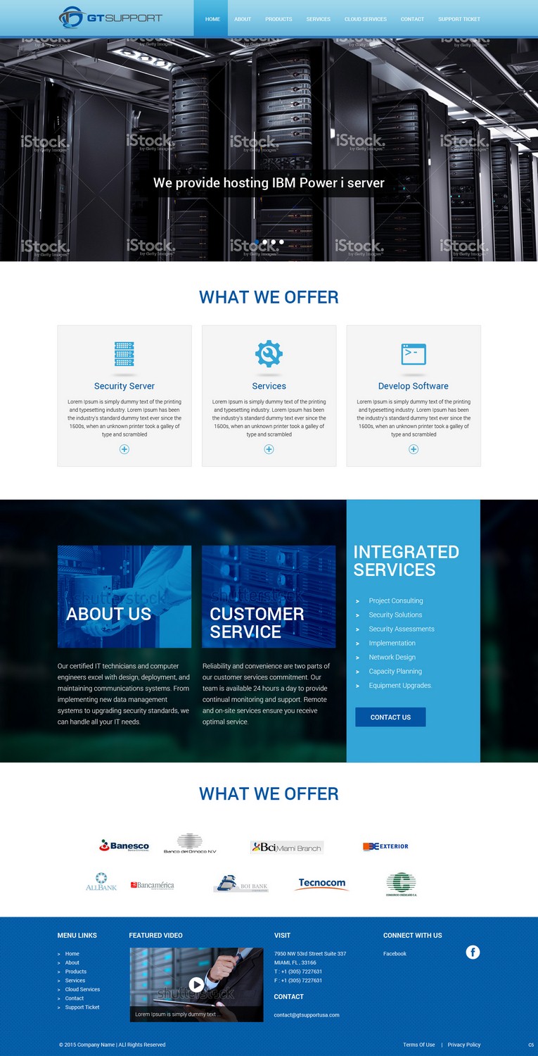 Web Design by pb for GTSUPPORT LLC | Design #7898171