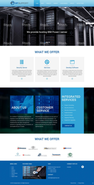 Web Design by pb for GTSUPPORT LLC | Design: #7898171