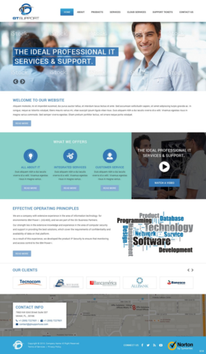 Web Design by pb for GTSUPPORT LLC | Design: #7898172