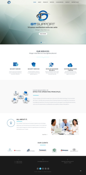 Web Design by pb for GTSUPPORT LLC | Design: #7898179