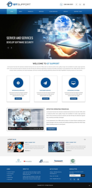 Web Design by pb for GTSUPPORT LLC | Design: #7898181
