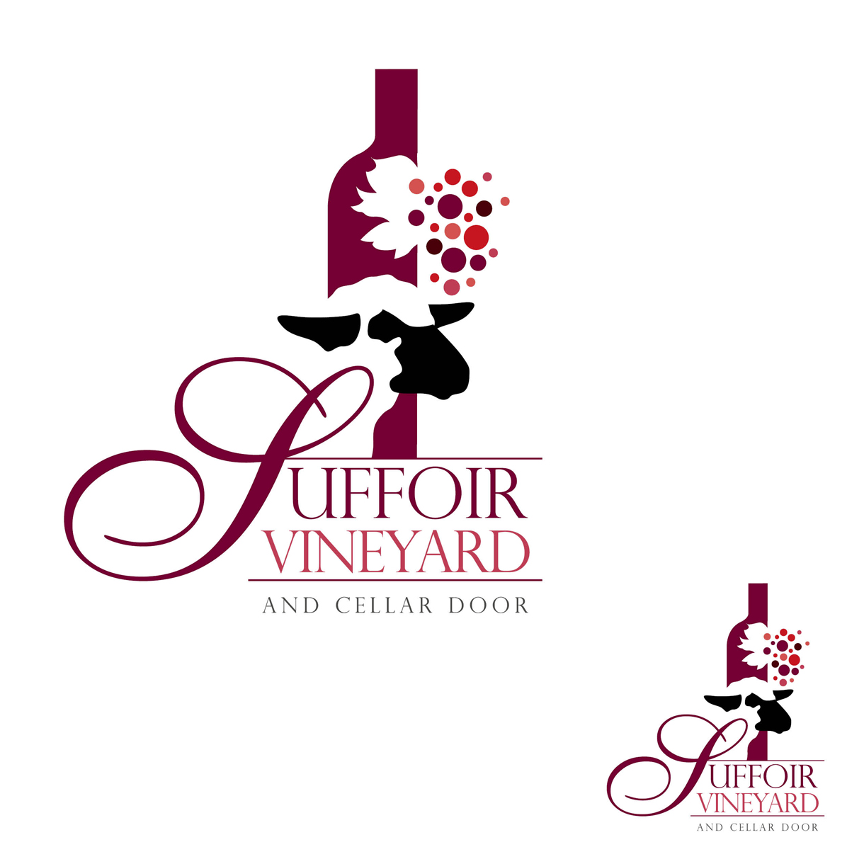 Logo Design by ELOISE LIND for Suffoir Vineyard and Cellar Door | Design #1967502