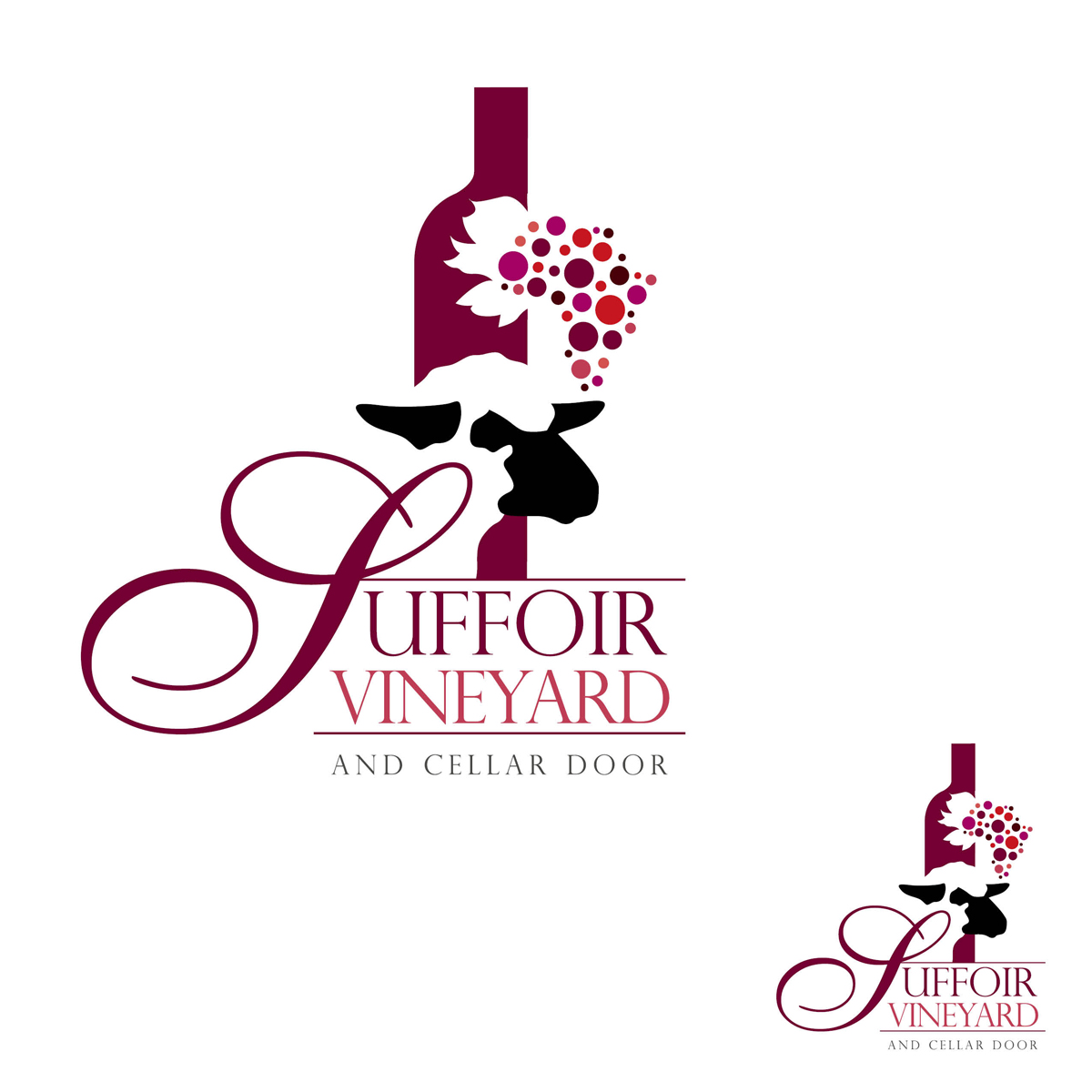 Logo Design by ELOISE LIND for Suffoir Vineyard and Cellar Door | Design #1967507