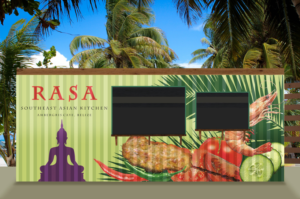 Mural artwork for food truck exterior | Graphic Design by The Freelance Designer