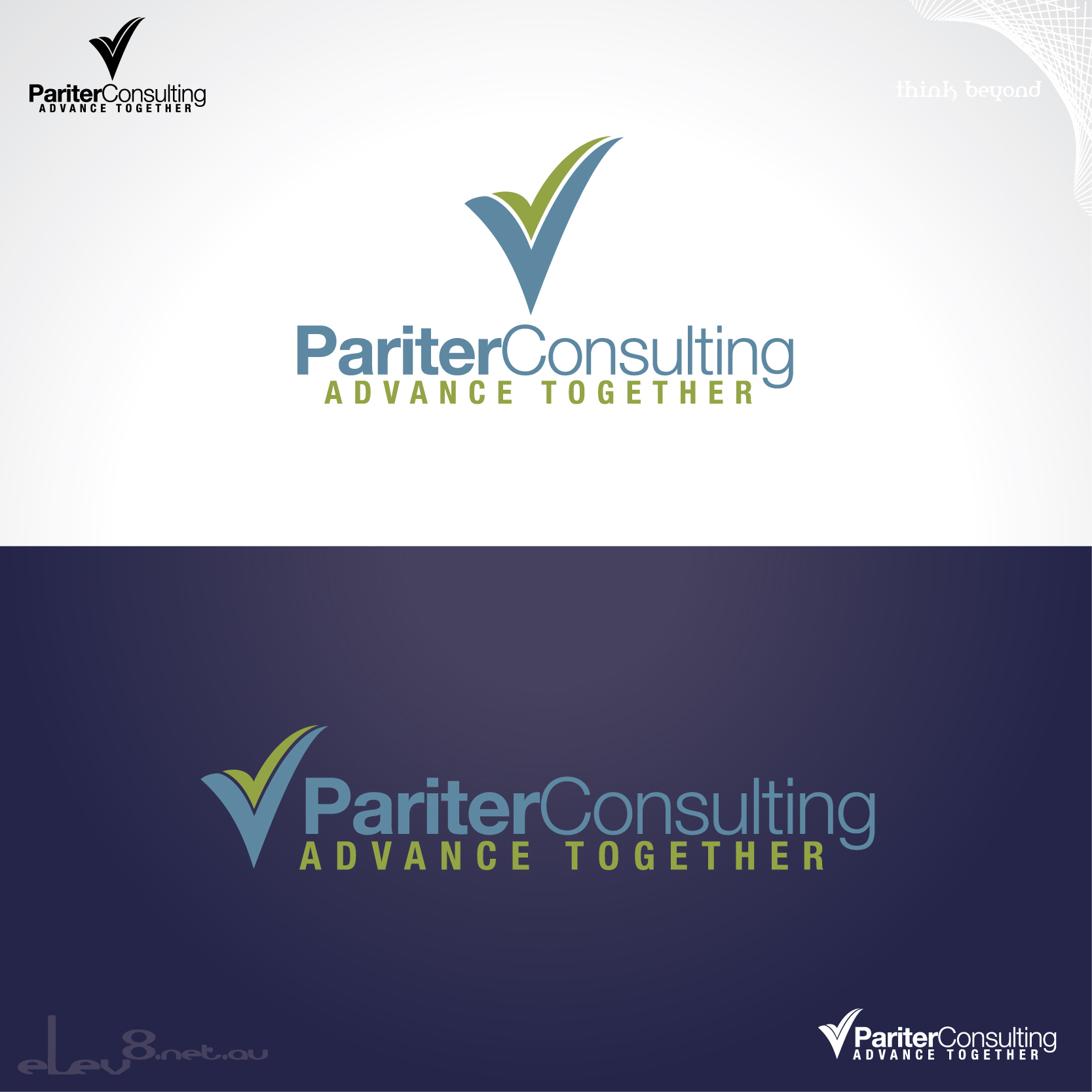 Logo Design by elev8.net.au for Pariter Consulting | Design #13428