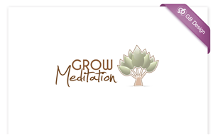 Logo-Design von Gb designs für Grow Meditation | Design: #1965184