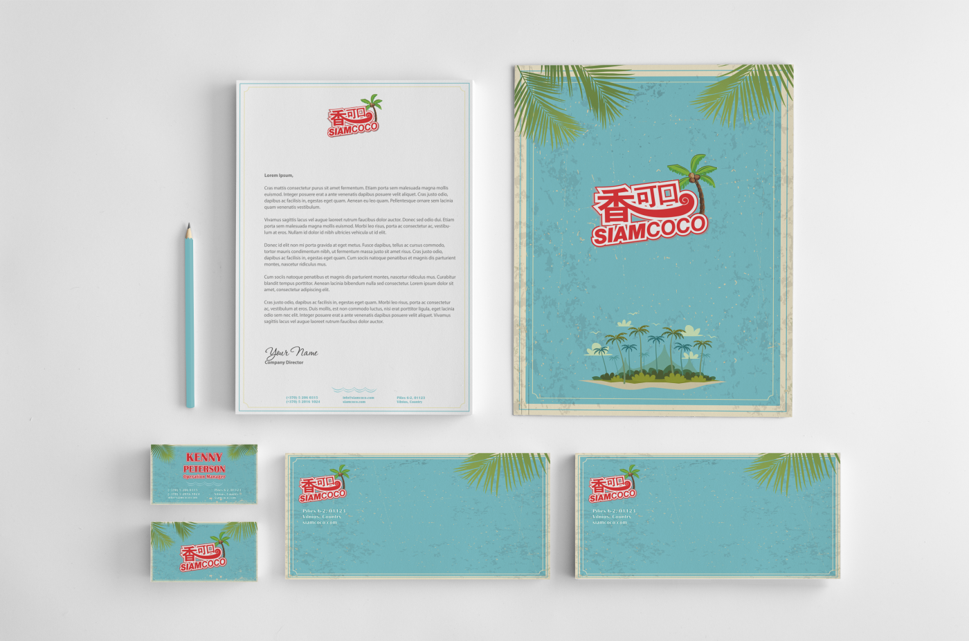 Stationery Design by HYPdesign for Siam Coconut Pte Ltd | Design #1940975