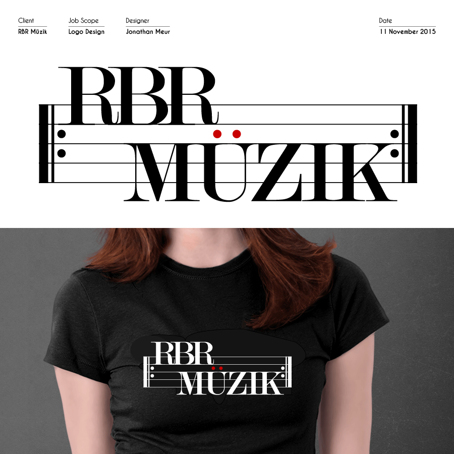 Logo Design by jonathanmeur for RBR Muzik | Design #7867264