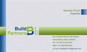 Stationery Design by Pudhu Puyal for BuildPartners | Design: #1948319