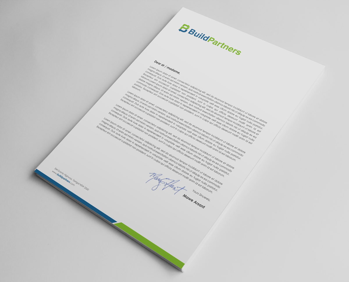 Stationery Design by logodentity for BuildPartners | Design #1937697