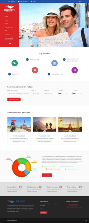 Web Design by pb for Eztous.com | Design: #7887806
