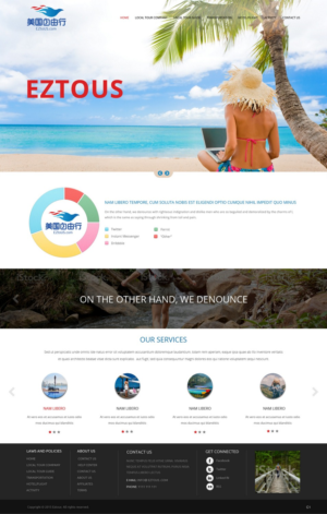 Web Design by pb for Eztous.com | Design: #7898148