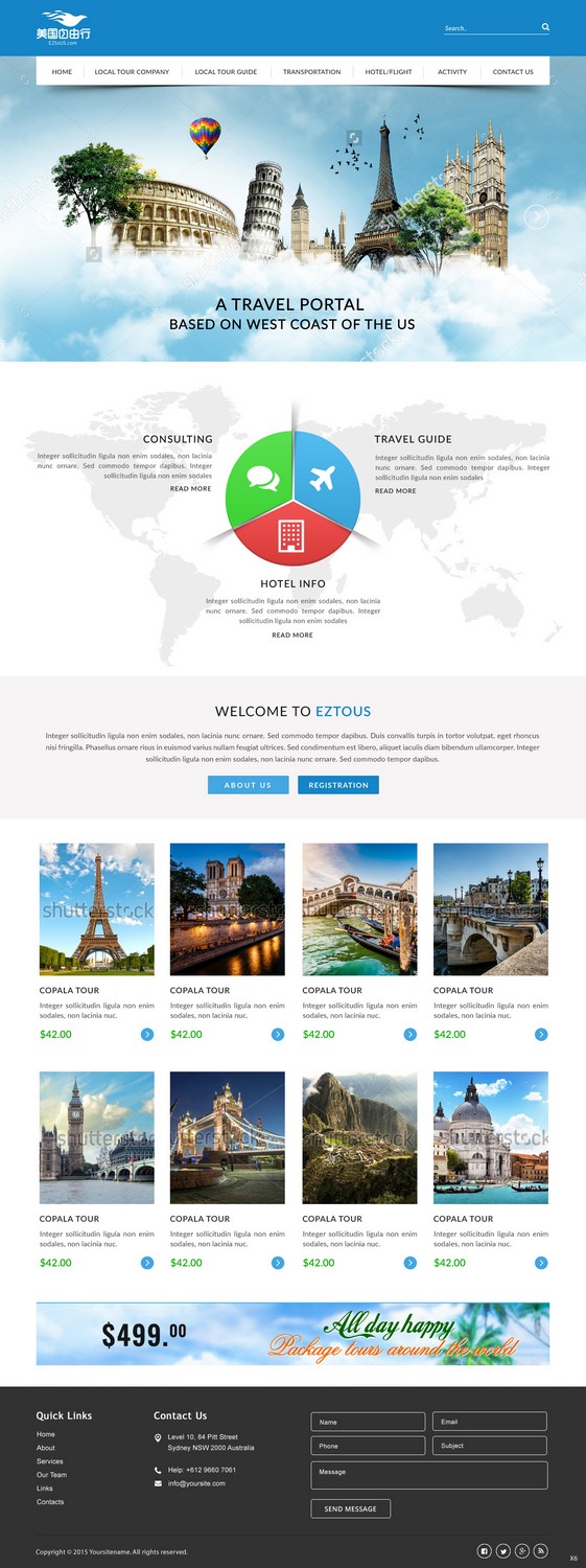 Diseño Web por pb para Eztous.com | Diseño #7898155