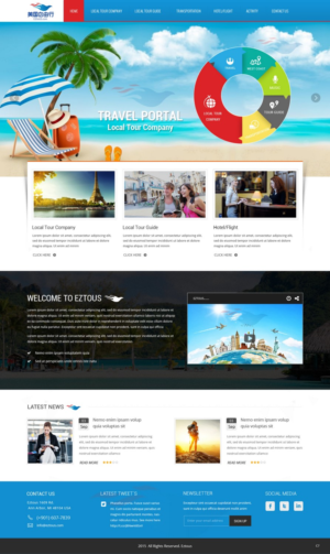 Web Design by pb for Eztous.com | Design: #7961173