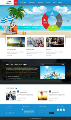 Web Design by pb for Eztous.com | Design: #7988816