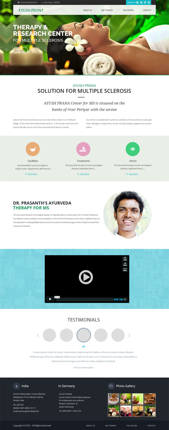 Web Design by Faria khawajgi for this project | Design #7895853