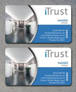 Business Card Design by Lanka Ama for iTrust AG | Design: #7863304
