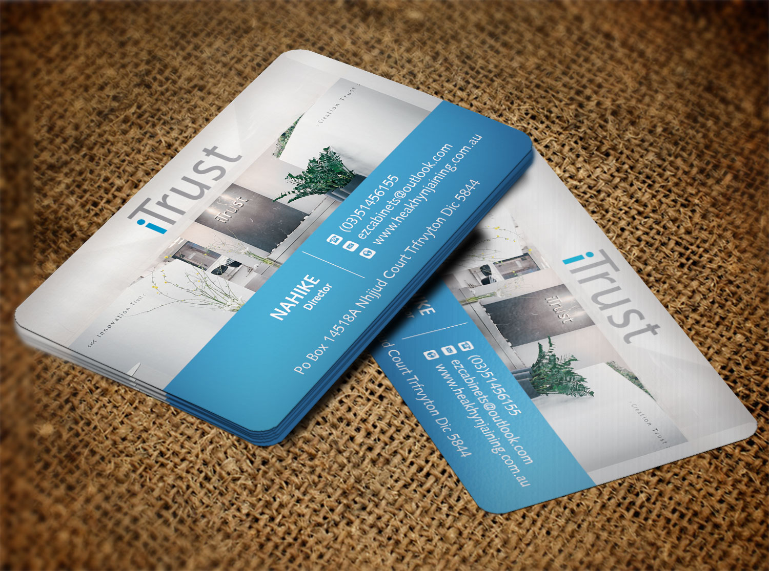 Business Card Design by Lanka Ama for iTrust AG | Design #7863305