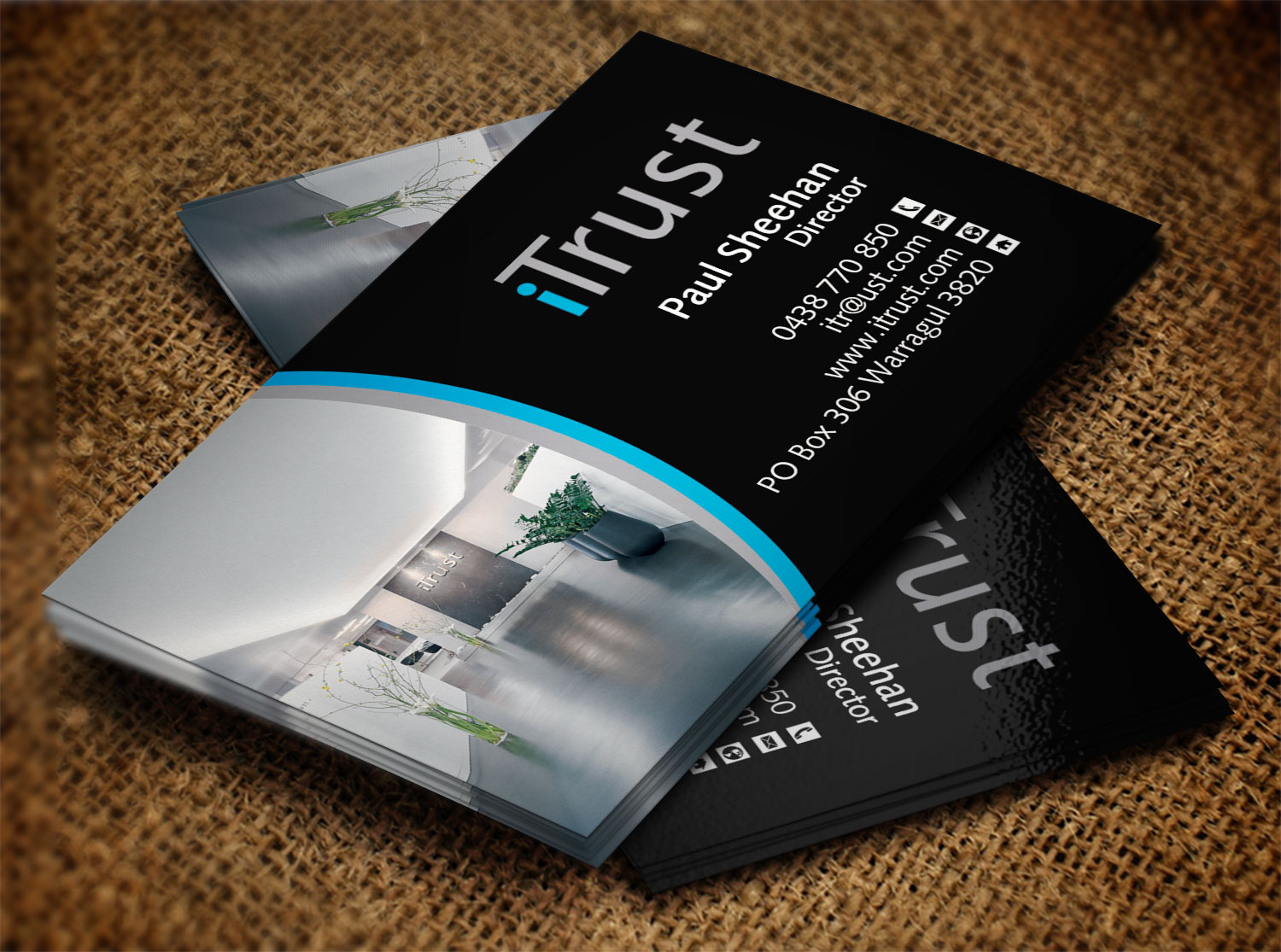 Business Card Design by Lanka Ama for iTrust AG | Design #7863314