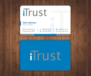 Business Card Design by Stylez Designz for iTrust AG | Design: #7958727