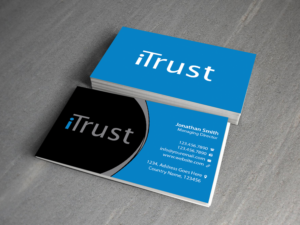 Visitenkarten-Design von Creations Box 2015 für iTrust AG | Design: #7868931