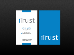 Visitenkarten-Design von Creations Box 2015 für iTrust AG | Design: #7868934