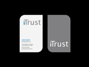 Visitenkarten-Design von Creations Box 2015 für iTrust AG | Design: #7868935