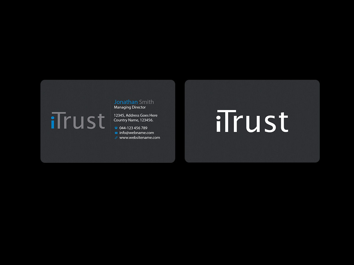Business Card Design by Creations Box 2015 for iTrust AG | Design #7868939