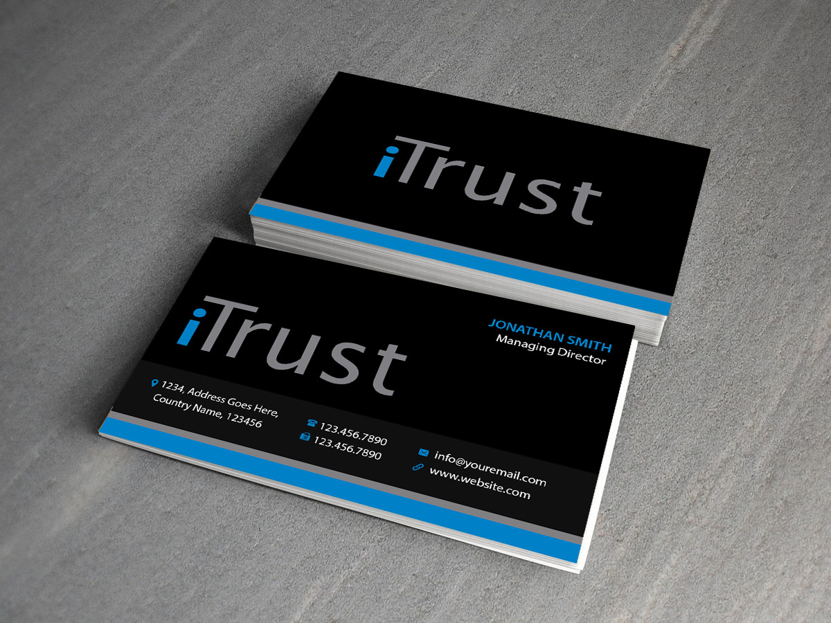 Business Card Design by Creations Box 2015 for iTrust AG | Design #7868942